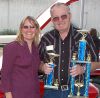 Ronda Zeltinger & Classy Car winner Neil Olson of Tioga Image